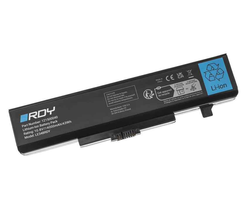 RDY Laptop baterija L11L6Y01 L11M6Y01 L11S6Y01 za Lenovo B580 B590 G500 G505 G510 G580 G585 G700 G710 V580 IdeaPad Z585 (LE34BRDY)