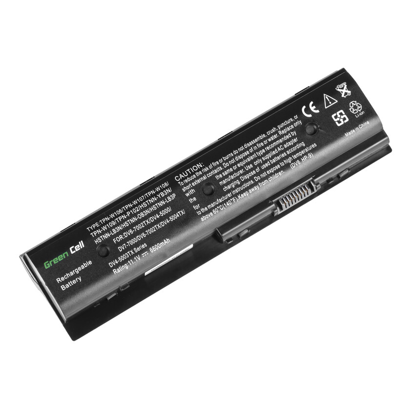 Green Cell baterija za HP Pavilion DV6-7000 DV7-7000 M6 / 11,1V 6600mAh (HP104)