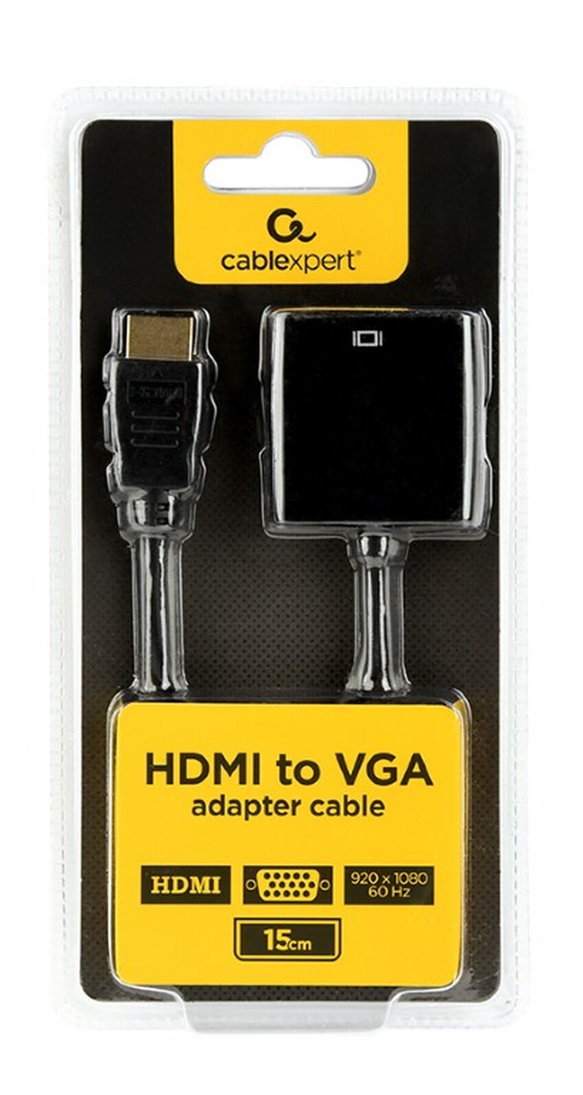 Adapter HDMI - VGA 15cm Gembird A-HDMI-VGA-04