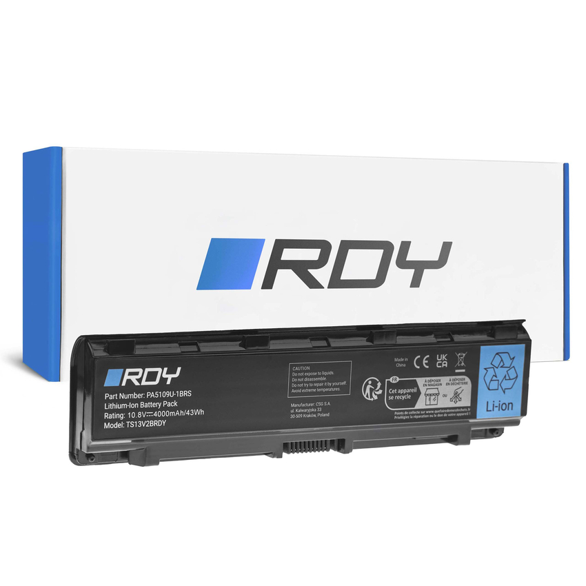RDY Laptop baterija PA5109U-1BRS PA5110U-1BRS PABAS272 za Toshiba Satellite C50 C50D C55 C55D C70 C75 C75D L70 (TS13V2BRDY)