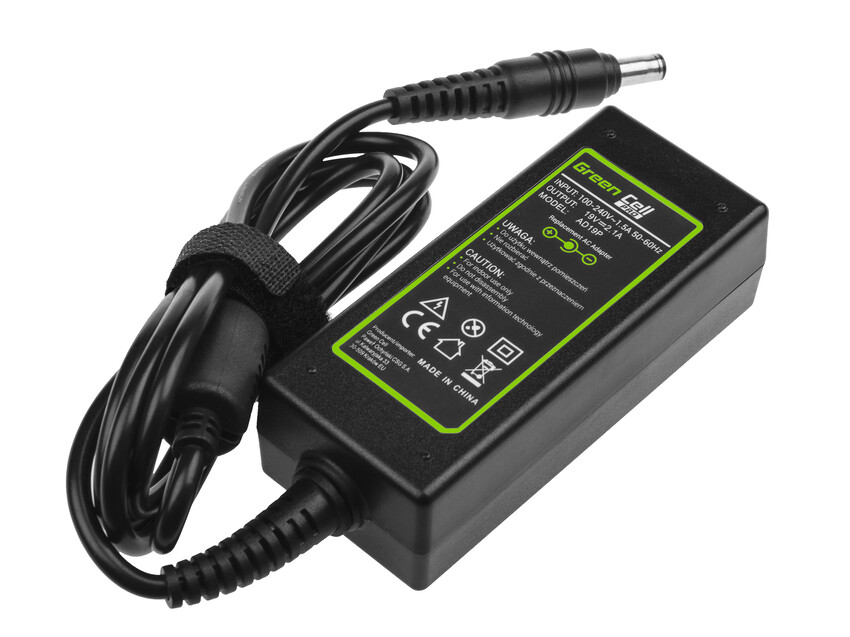 Green Cell PRO polnilec / AC Adapter 19V 2.1A 40W za Samsung N100 N130 N145 N148 N150 NC10 NC110 N150 Plus (AD19P)
