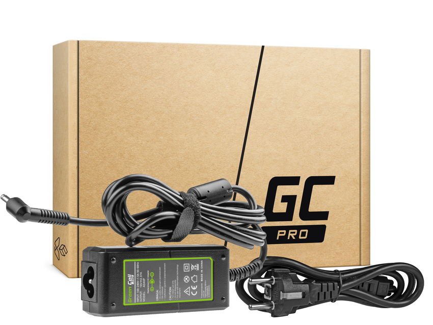 Green Cell PRO polnilec / AC Adapter 19V 2.37A 45W za Asus R540 X200C X200M X201E X202E Vivobook F201E S200E ZenBook UX31A UX32V (AD40P)
