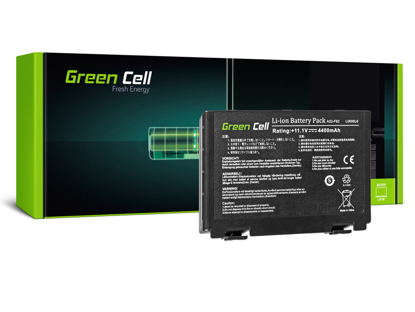 Green Cell baterija A32-F82 A32-F52 L0690L6 za Asus K40iJ K50 K50AB K50C K50IJ K50i K50iN K70 K70IJ K70IO (AS01)