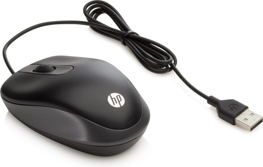 HP USB Travel optična miška črna