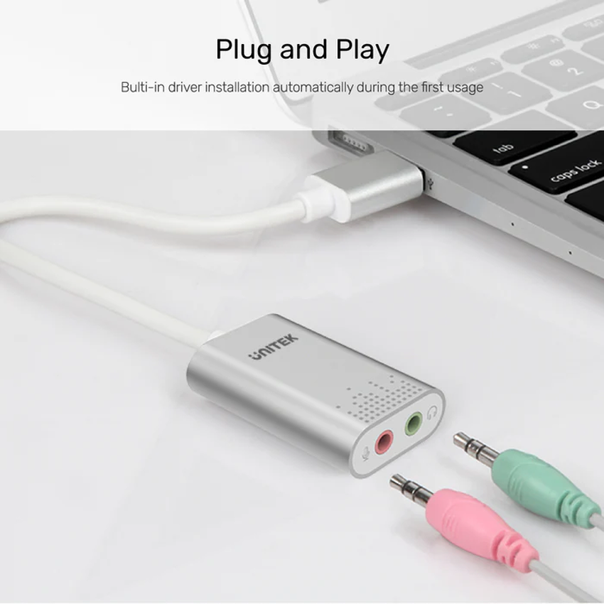 USB zvočna kartica UNITEK Y-247A