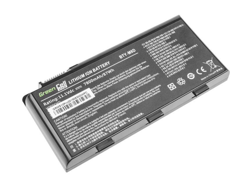 Green Cell baterija PRO BTY-M6D za MSI GT60 GT70 GT660 GT680 GT683 GT780 GT783 GX660 GX680 GX780 (MS10PRO)