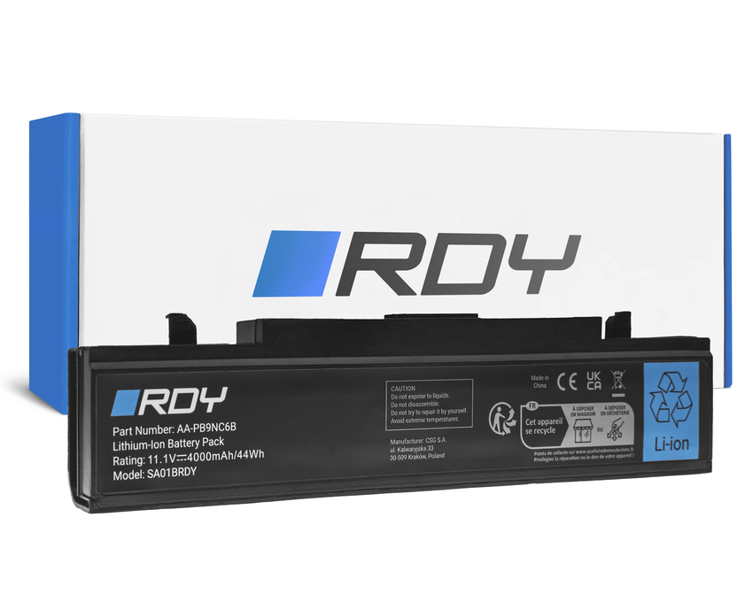 baterija RDY AA-PB9NC6B AA-PB9NS6B to Samsung R519 R522 R530 R540 R580 R620 R719 R780 RV510 RV511 (SA01BRDY)