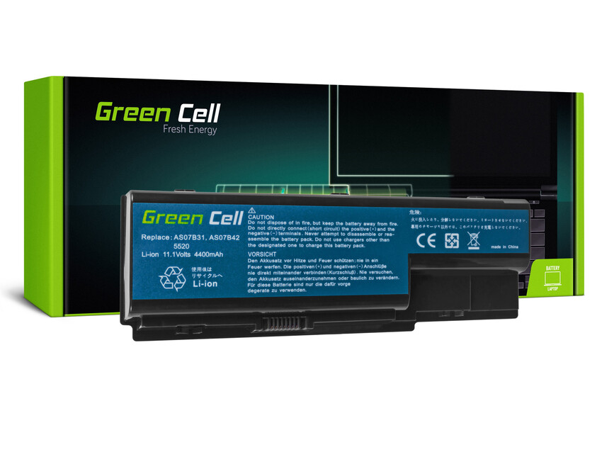 Green Cell baterija AS07B31 AS07B41 AS07B51 za Acer Aspire 5220 5520 5720 7720 7520 5315 5739 6930 5739G (AC03)