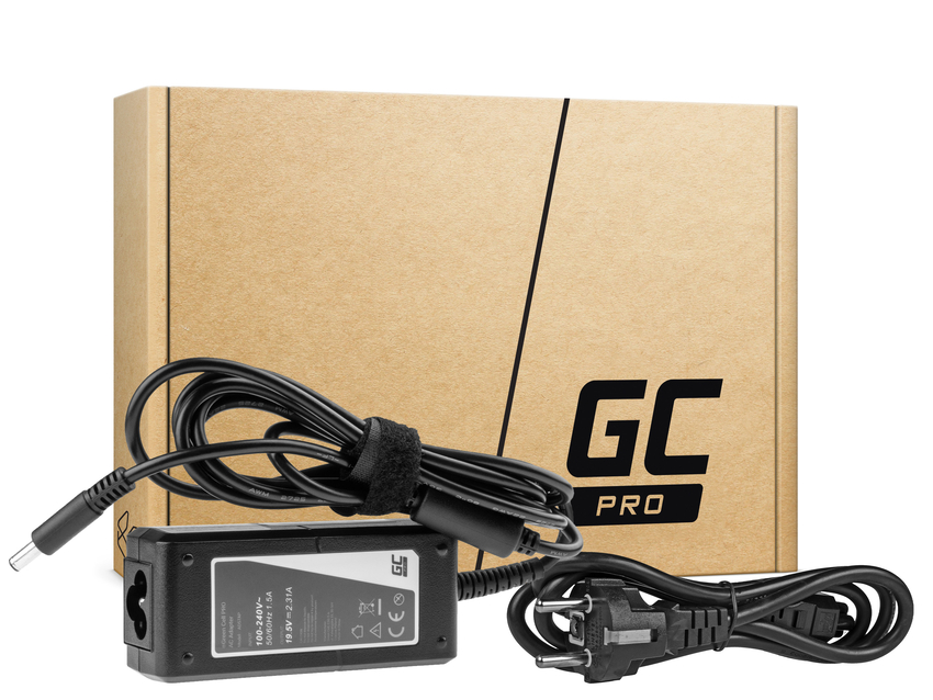 Green Cell PRO polnilec / AC Adapter 19.5V 2.31A 45W za Dell XPS 13 9343 9350 9360 Inspiron 15 3552 3567 5368 5551 5567 (AD57AP)