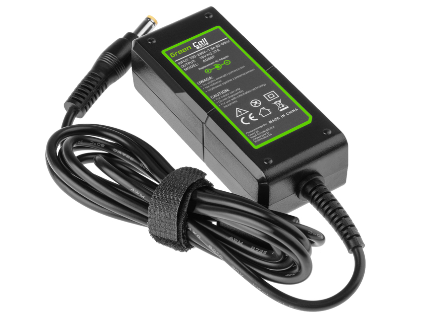 Green Cell PRO polnilec / AC Adapter 19V 2.37A 45W za Acer Aspire E5-511 E5-521 E5-573 E5-573G ES1-131 ES1-512 ES1-531 V5-171 (AD66P)