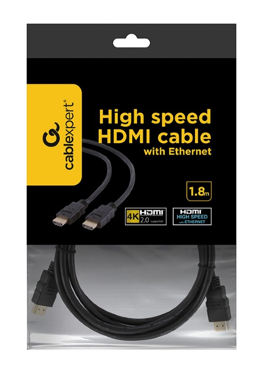 Kabel HDMI - HDMI Gembird CC-HDMI4-6 v1.4 1.8m