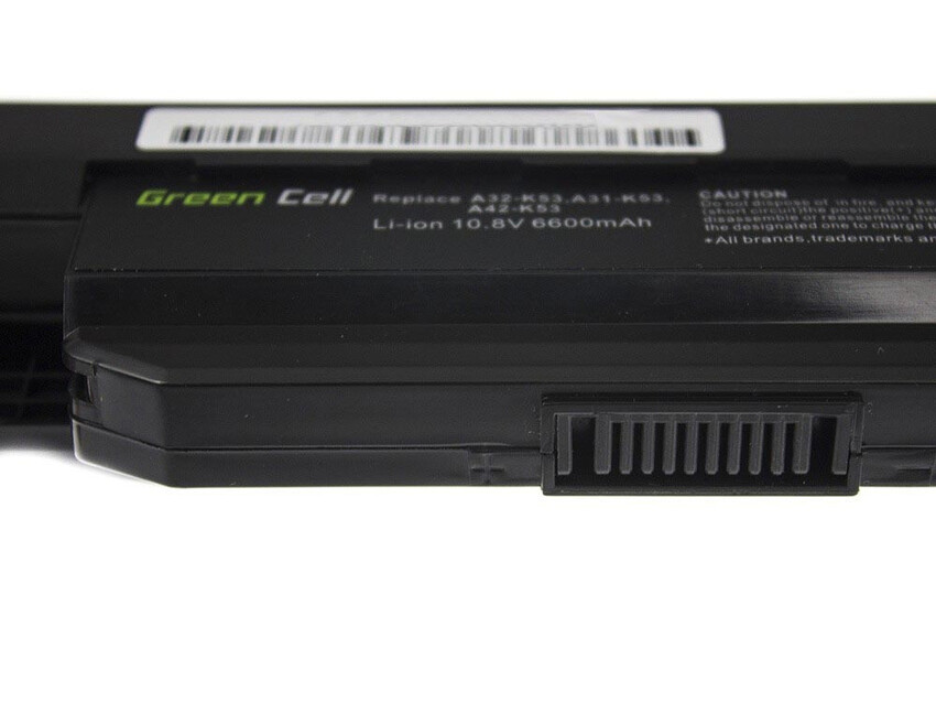 Green Cell baterija A31-K53 A32-K53 A41-K53 A42-K53 za Asus A537 K53 K53E K53S K53SV X53 X53S X53U X54 X54C X54F X54H (AS05)