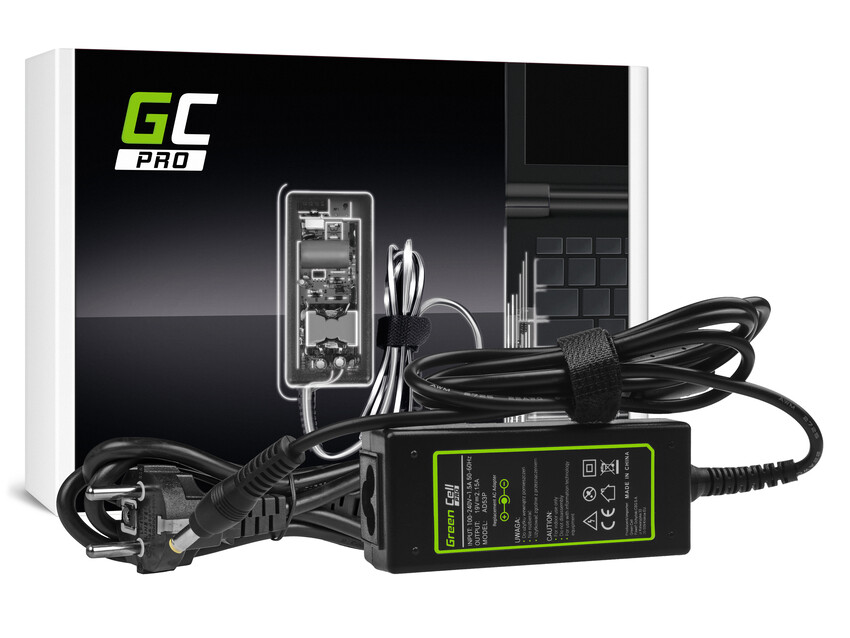 Green Cell PRO polnilec / AC Adapter 19V 2.15A 40W za Acer Aspire One 531 533 1225 D255 D257 D260 D270 ZG5 (AD53P)