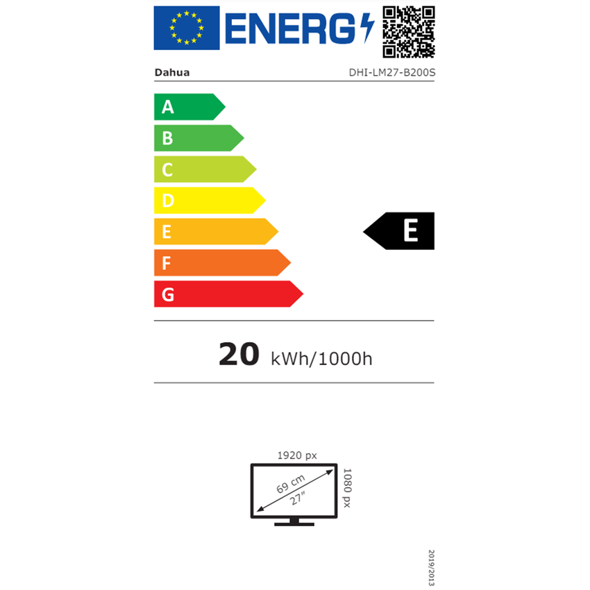 Monitor Dahua LM27-B200S 68,6 cm (27″) FHD VA LED 100 Hz