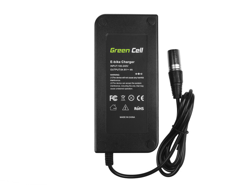 Green Cell polnilec baterije 54.6V 4A (XLR 3 PIN) za E-BIKE 48V (ACEBIKE10)