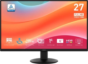 Monitor MSI Pro MP272L 68,6 cm (27″) FHD IPS LED 100 Hz