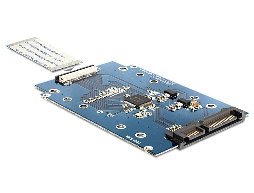 Delock konverter SATA 22 Pin > ZIF SSD 2.5″