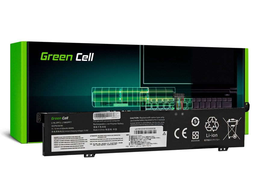 Green Cell L19M3PF7 baterija za Lenovo IdeaPad Gaming 3-15ARH05 3-15IMH05 Creator 5-15IMH05 ThinkBook 15p IMH 15p G2 ITH (LE178)