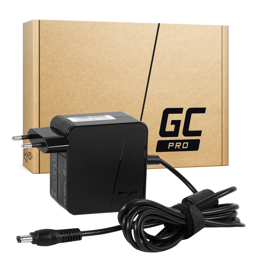 Polnilec Green Cell PRO 19V 3.42A 65W za laptopa Asus R510C R510L R556L X550C X550L Toshiba Satellite C650 L750 (AD25PV2)