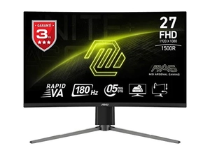Gaming monitor MSI MAG 27C6F 68,6 cm (27″) FHD Rapid VA LED 180Hz Adaptive Sync