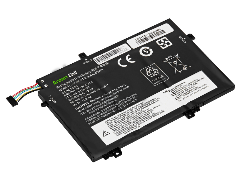 Green Cell baterija L17C3P52 L17L3P52 L17M3P53 L17M3P54 za Lenovo ThinkPad L480 L490 L580 L590 L14 L15 Gen 1 Gen 2 (LE168)