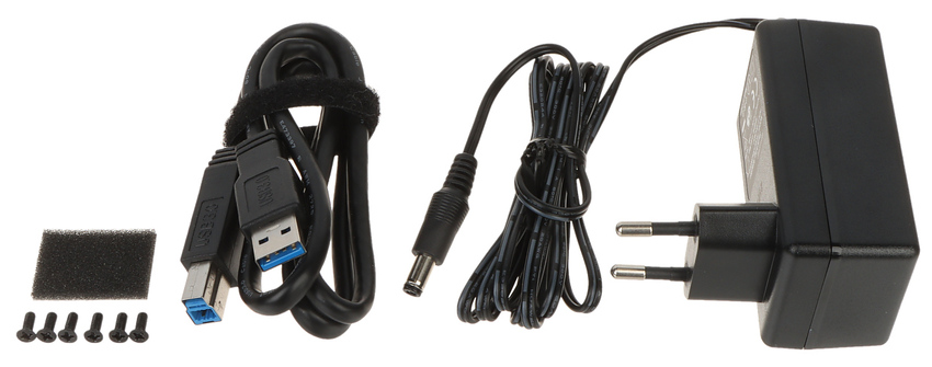 USB 3.0 ohišje za 3.5″/2.5″ SATA trdi disk UNITEK Y-3035 črno