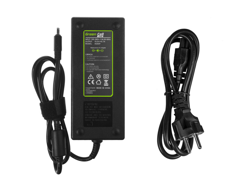 Green Cell PRO polnilec / AC Adapter 19.5V 6.7A 130W za Dell XPS 15 9530 9550 9560 Precision 15 5510 5520 M3800 (AD84P)