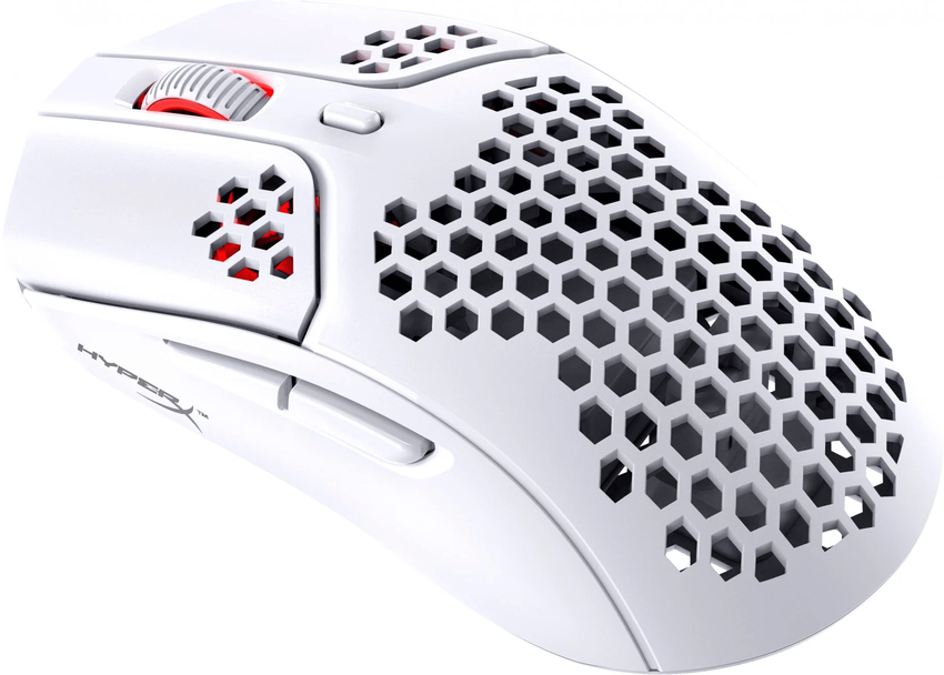 HP HyperX Pulsefire Haste brezžična igralna miška 16000 dpi 61g bela