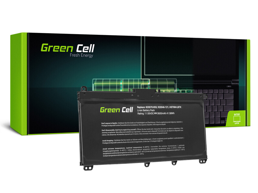 Green Cell baterija TF03XL HSTNN-LB7X 920046-421 920070-855 za HP 14-BP Pavilion 14-BF 14-BK 15-CC 15-CD 15-CK 17-AR (HP145)
