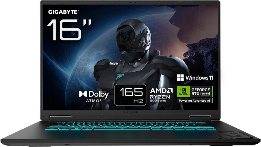 Prenosnik Gigabyte Gaming A16 3WHK3DE894SH / Ryzen 7 / RAM 16 GB / SSD Disk / 16,0″ WQXGA