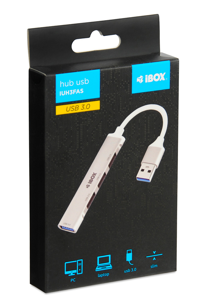 USB razdelilec / USB hub Ibox IUH3FAS USB A - 4x USB A