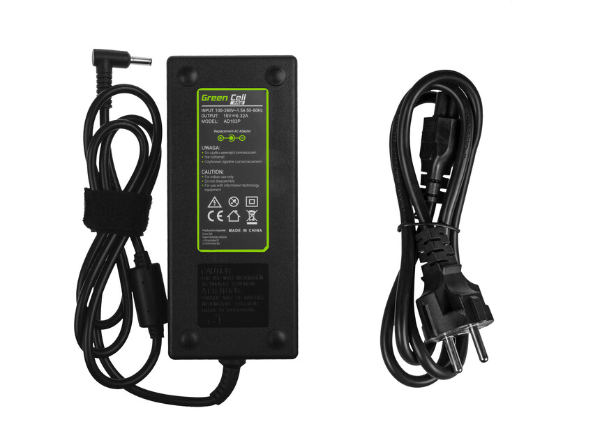 Green Cell PRO polnilec / AC Adapter 19V 6.32A 120W za Asus N501J N501JW Zenbook Pro UX501 UX501J UX501JW UX501V UX501VW (AD103P)