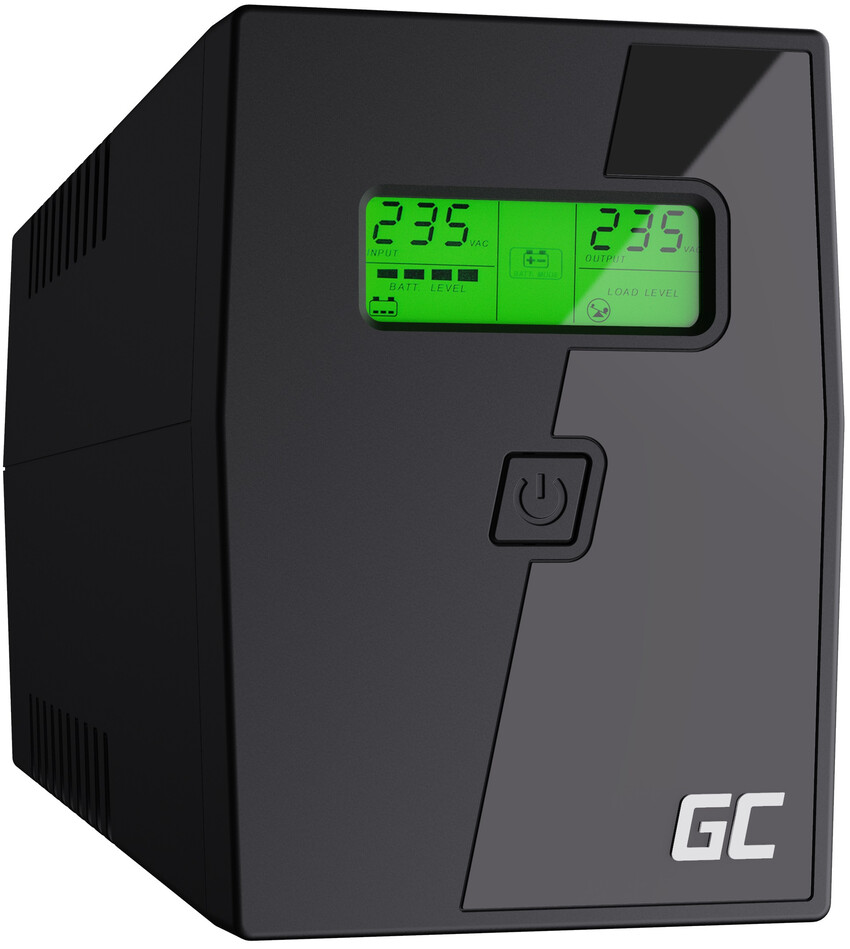 Green Cell PowerProof UPS Micropower 600VA with LCD display (UPS01LCD)