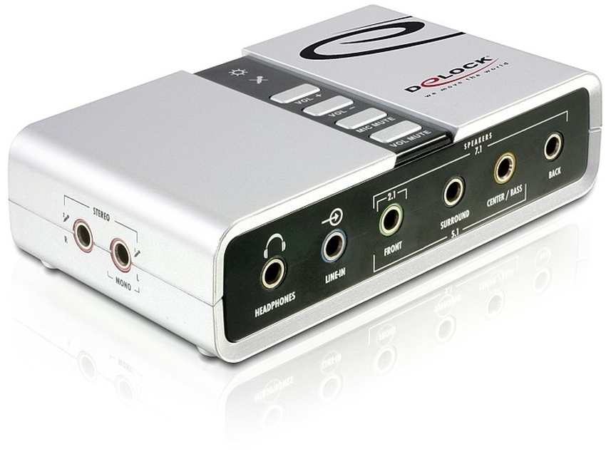 Adapter USB 2.0 Soundbox 7.1 zunanji Delock