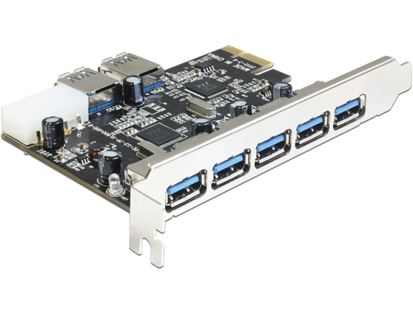 Delock PCI Express Kartica > 5 zunanjih + 2 notranja USB 3.0