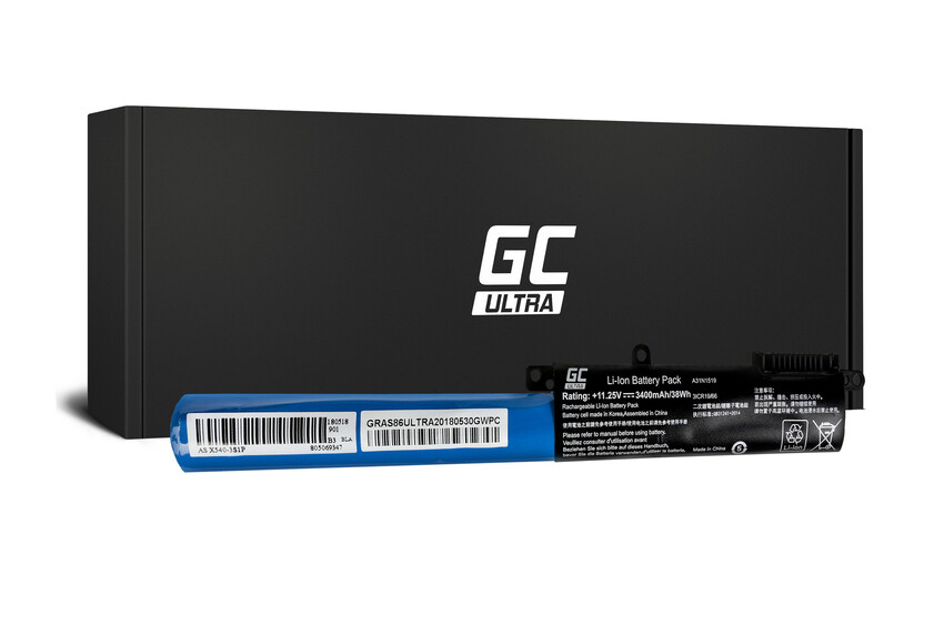 Green Cell baterija ULTRA A31N1519 za Asus F540 F540L F540S R540 R540L R540M R540MA R540S R540SA X540 X540L X540S X540SA (AS86ULTRA)