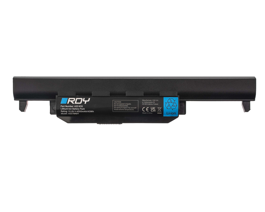 baterija RDY A32-K55 to Asus R400 R500 R500V R500VJ R700 R700V K55 K55A K55VD (AS37BRDY)