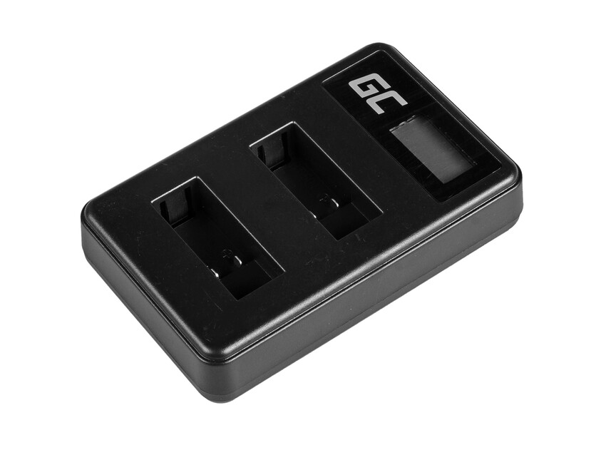 Green Cell polnilec AHBBP-501 za GoPro AHDBT-501, Hero 5 Hero 6 Hero 7 HD Black bel Silver Edition (4.35V 2.5W 0.6A) (ADCB20)