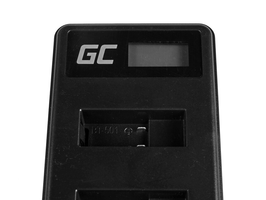Green Cell polnilec AHBBP-501 za GoPro AHDBT-501, Hero 5 Hero 6 Hero 7 HD Black bel Silver Edition (4.35V 2.5W 0.6A) (ADCB20)