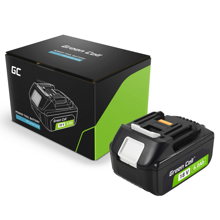 Green Cell baterija BL1860 za Makita LXT 18V 6Ah električno orodje (PTMA18V6)