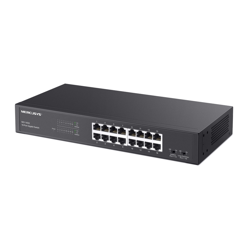 Stikalo/switch Mercusys MS116GS 16-port Gigabit Ethernet (10/100/1000)