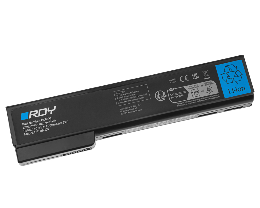 baterija RDY CC06 CC06XL to HP EliteBook 8460p 8460w 8470p 8470w 8560p 8570p ProBook 6360b 6460b (HP50BRDY)