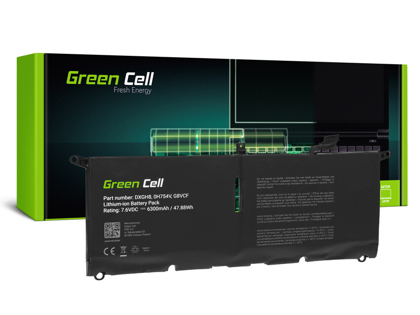 Green Cell baterija DXGH8 za Dell XPS 13 9370 9380, Dell Inspiron 13 3301 5390 7390, Dell Vostro 13 5390 (DE143)
