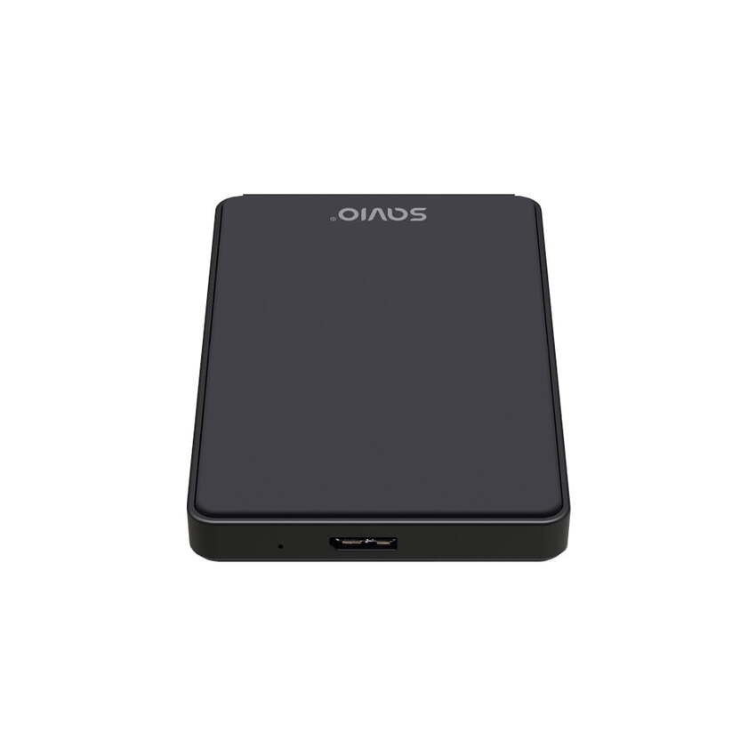 Ohišje za disk 2,5, Savio, črn, USB 3.0, AK-65