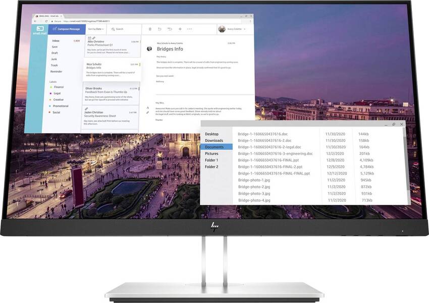 Monitor HP E23 G4 58,4 cm (23″) FHD IPS LED