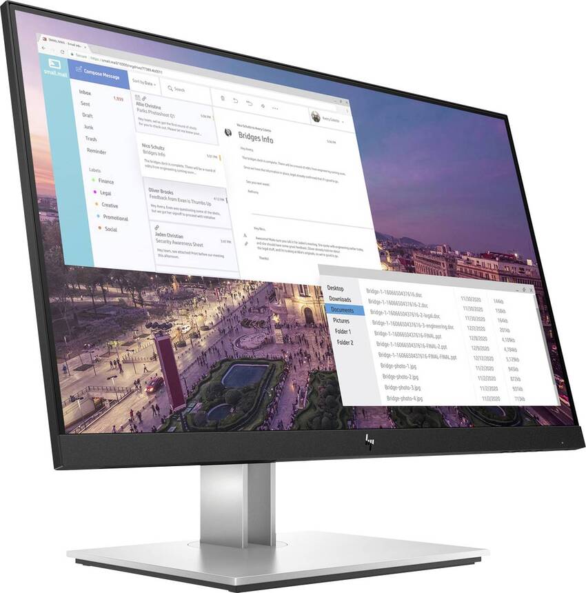 Monitor HP E23 G4 58,4 cm (23″) FHD IPS LED