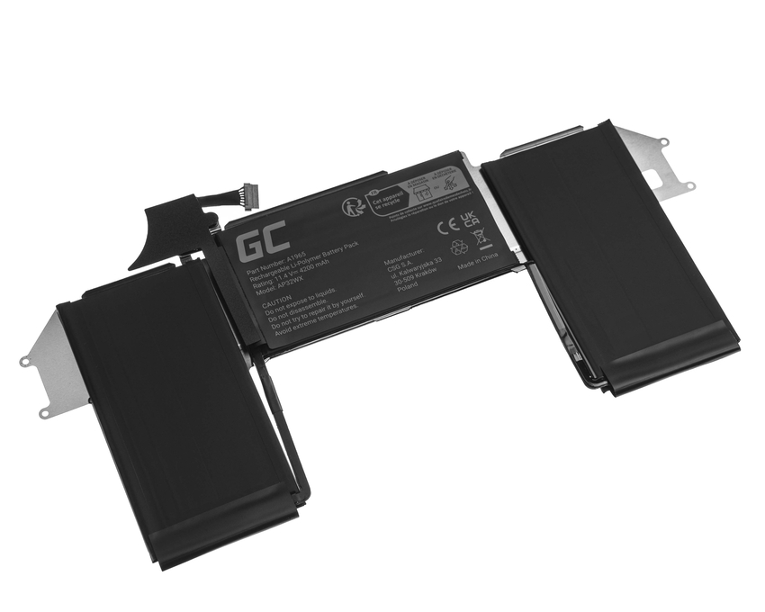 Green Cell baterija A1965 za Apple MacBook Air 13 A1932 A2179 (2018, 2019, 2020) (AP32WX)