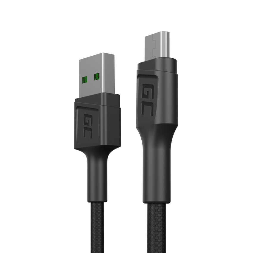 Green Cell kabel GC PowerStream USB-A - Micro USB 30cm quick charge Ultra Charge, QC 3.0 (KABGC23)
