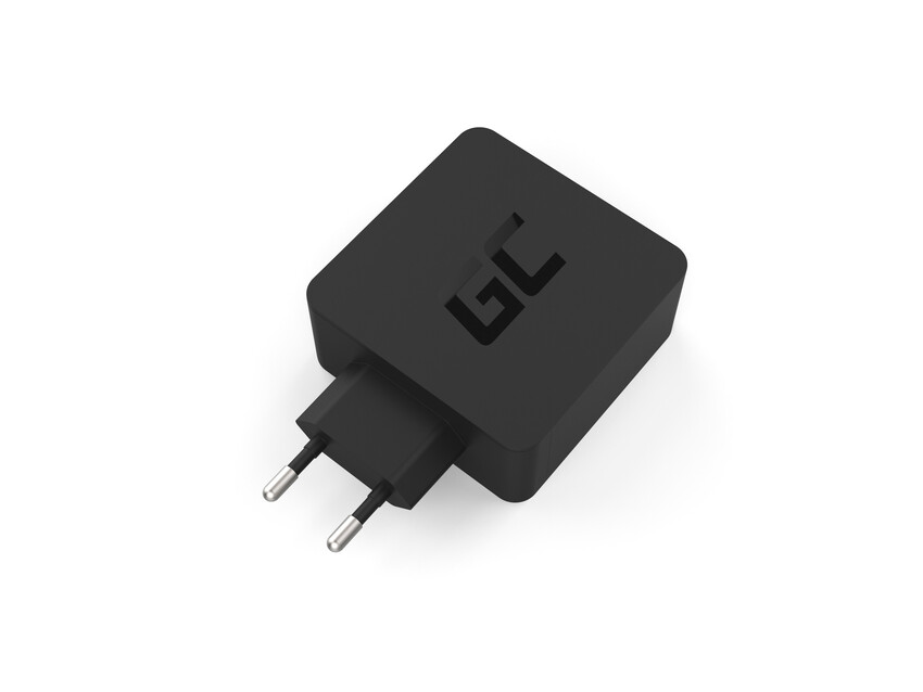 Green Cell polnilec USB-C 45W PD with kabel USB-C and extra USB port za Asus ZenBook, HP Spectre, HP Envy x2 in druge (CHAR10)