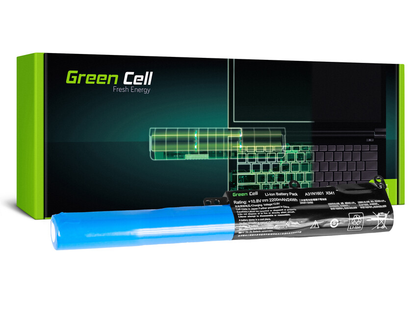 Green Cell baterija A31N1601 za Asus R541N R541NA R541S R541U R541UA R541UJ Vivobook Max F541N F541U X541N X541NA X541S X541U (AS94)